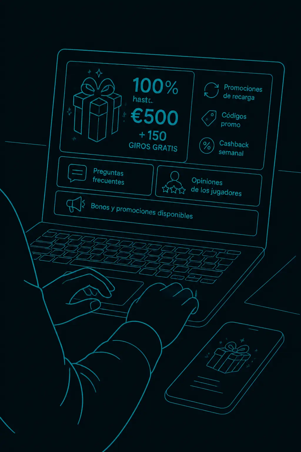 Bono SavaSpin Casino – 100% hasta €500 + 150 Giros Gratis visual guide for SavaSpin
